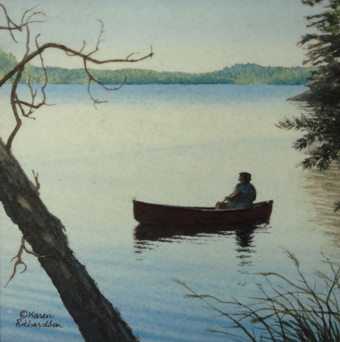 Floating in Silence, painting by Karen Richardson