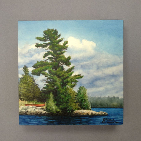 Haven on the Shore, painting by Karen Richardson