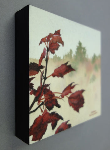 Mist and Maples, painting by Karen Richardson