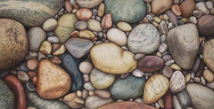 Beach Rocks Bigtime, watercolour by Karen Richardson