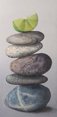 Margarita on the Rocks, watercolour by Karen Richardson