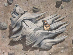 Monarch Adrift, watercolour by Karen Richardson