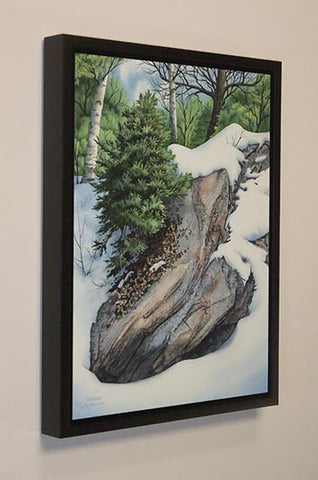 Snow and Stone, watercolour by Karen Richardson