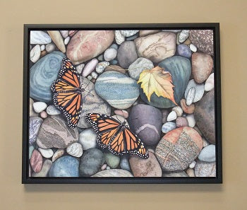 Time to Head South (framed), watercolour by Karen Richardson