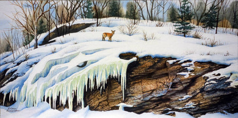 Frozen Two watercolour by Karen Richardson