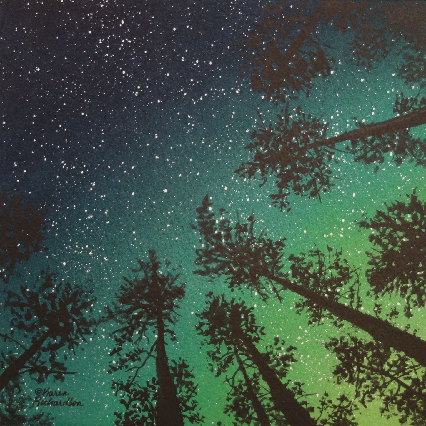 絵画　Pines&#39; Evening Evening in the Forest by Thomas Kinkade - Limited Edition