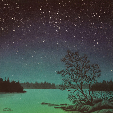Starlight Lake, watercolour by Karen Richardson