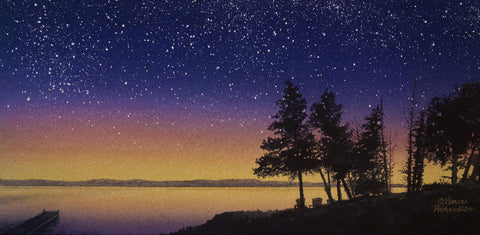 Twilight Magic, watercolour by Karen Richardson