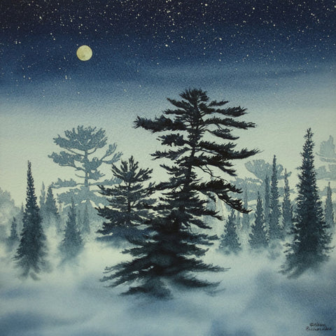 Magic in the Mist, watercolour by Karen Richardson